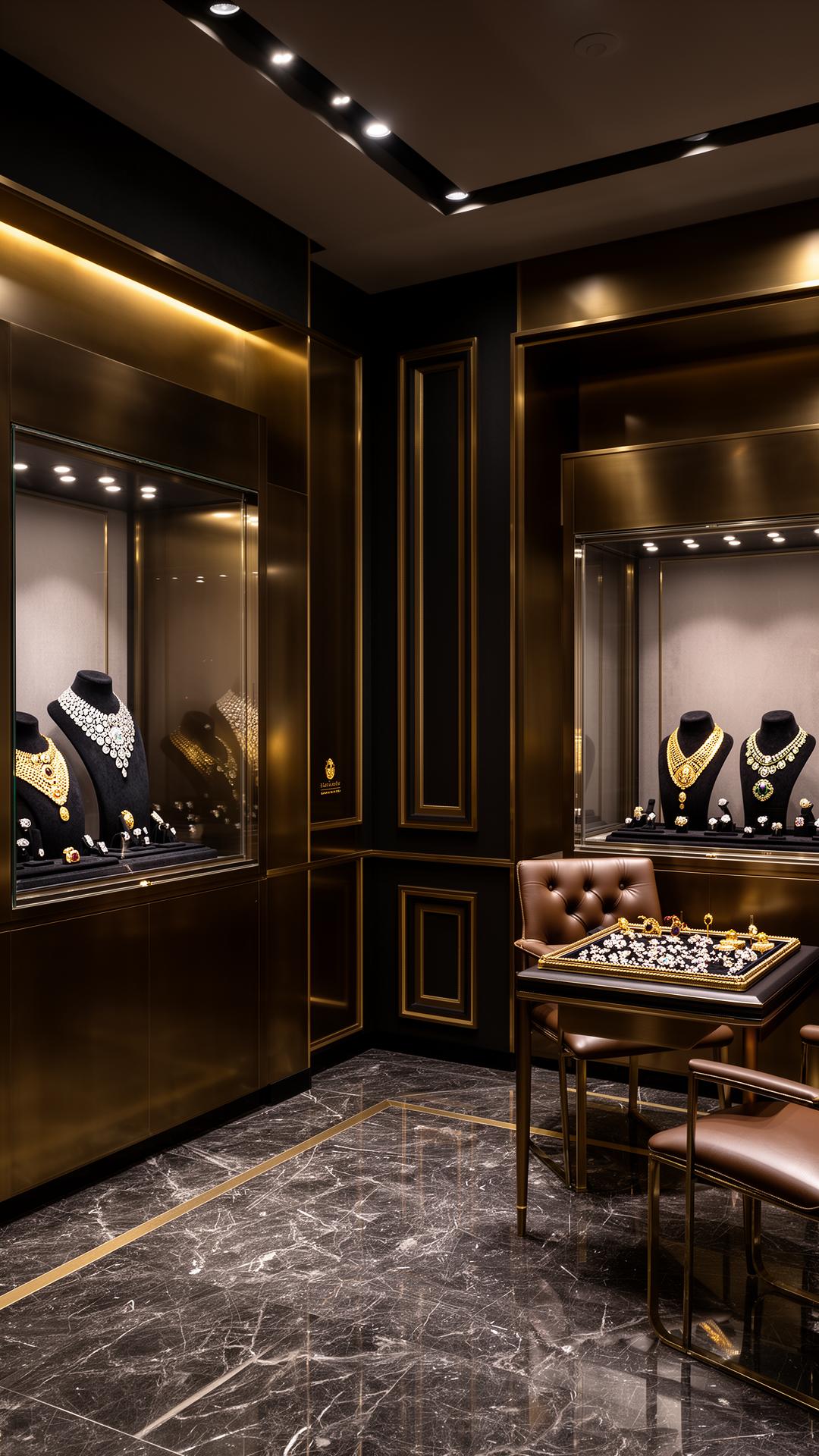 Jewellery Showroom Interior — Galleria Market, Gurgaon